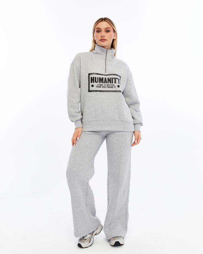 Ouz Fashion Realistic Desing Custom Zipper Tracksuits Wholesale Clothing Casual