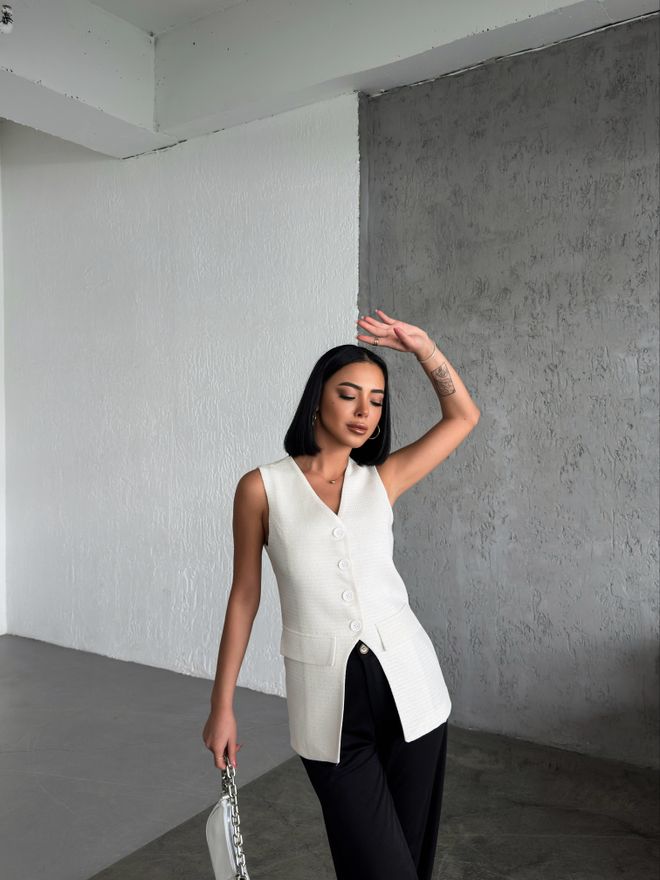 Ouz Fashion U Pocket Flap Vest Wholesale Clothing Casual