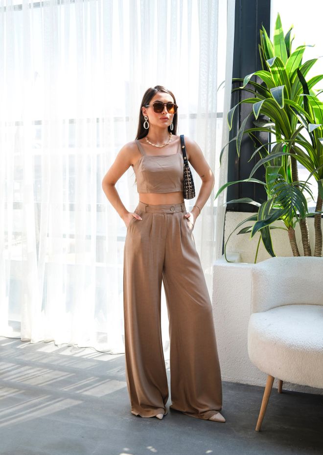 Ouz Fashion Conjunto Doble De Pantalones Cortos Y Pantalones Gipeli De Lino Ropa al por mayor Elegante
