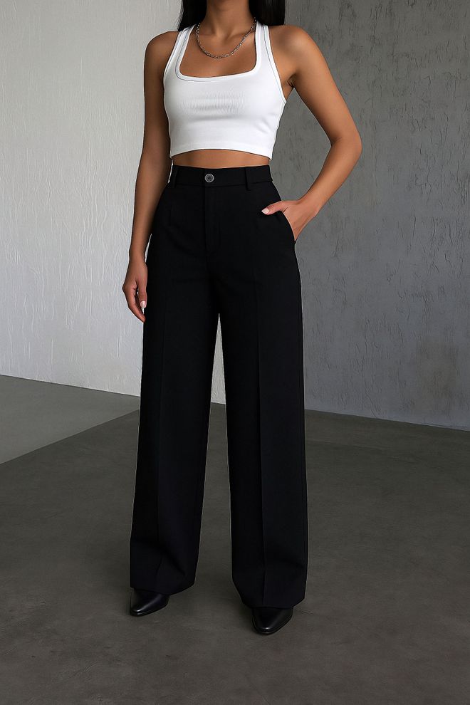 Ouz Fashion Grau Formal Elegant Lässig Hose Großhandelskleidung Lässig