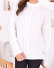 A wholesale clothing model wears pan10052-women's-knitwear-sweater, Turkish wholesale  of 
