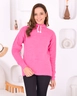 A wholesale clothing model wears pan10060-basic-knitwear-sweater, Turkish wholesale  of 