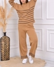 A wholesale clothing model wears pan10038-knitwear-suit-with-trousers, Turkish wholesale  of 
