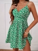 A wholesale clothing model wears pbo10123-strapless--double-breasted-collar-micro-dress, Turkish wholesale  of 