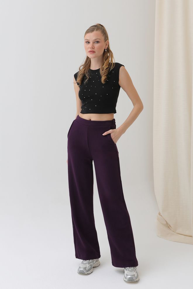 Puane Pantaloni Sportivi A Gamba Larga Da Donna Abbigliamento all'ingrosso Casuale