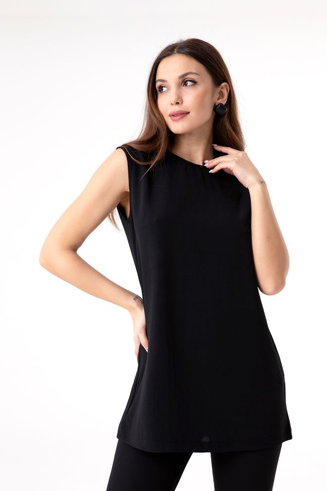 Puane Mouwloze Basic ondergoedtuniek Voor Dames Groothandel Kleding Casual