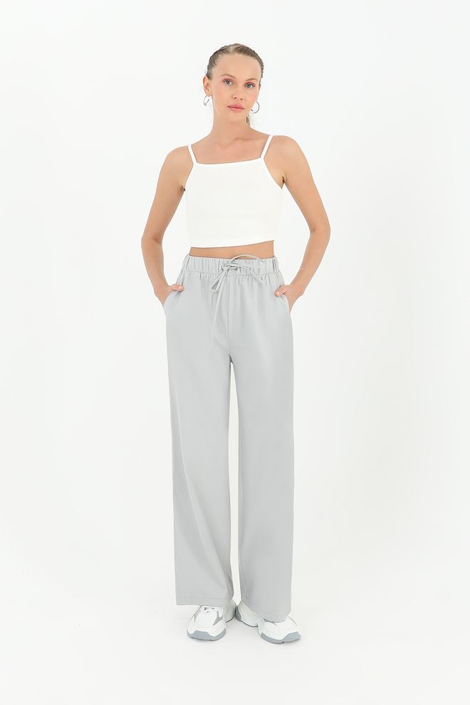 Puane Pantalones Zanahoria Con Cinturón Y Detalle De Bolsillo Para Mujer Ropa al por mayor Casual