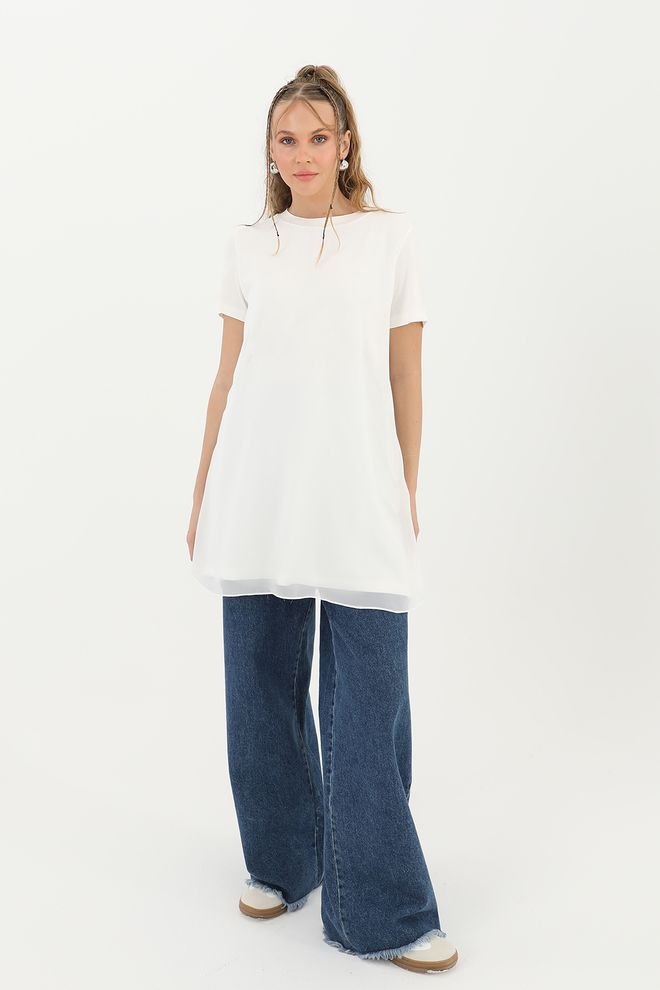 Puane Γυναικείο Μακρύ T Shirt Basic Χονδρικό εμπόριο ενδυμάτων Casual