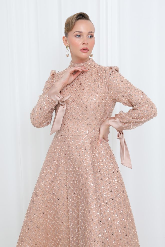 Puane Рокля Люляк Дрехи на едро Елегантен