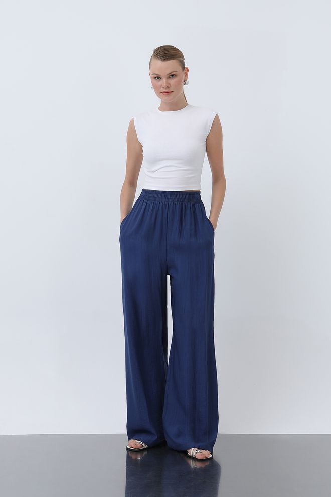 Puane Pantalones Holgados Con Cintura Elástica Para Mujer Ropa al por mayor Casual