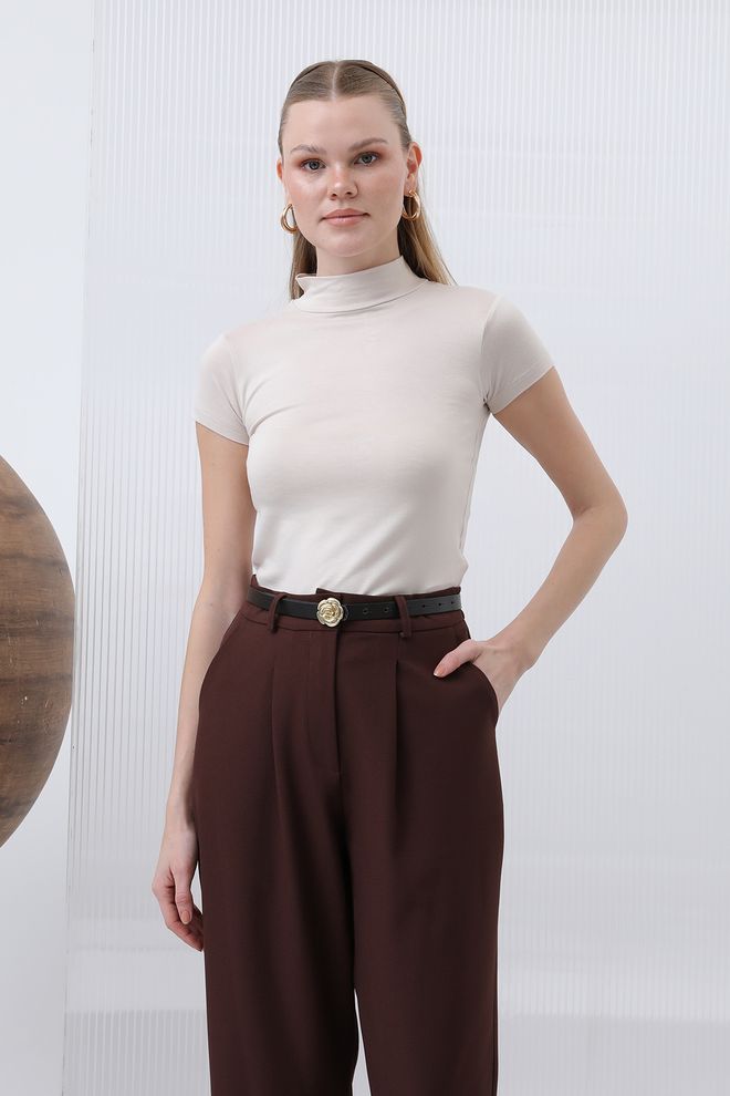 Puane Žensko Spodnje Perilo S Kratkimi Rokavi Oblačila na debelo Ležerno