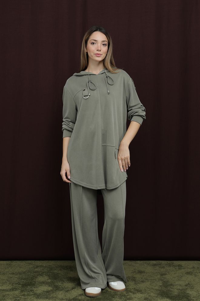 Puane Set Kaki Casual Sport Conservator Îmbrăcăminte cu ridicata Conservator