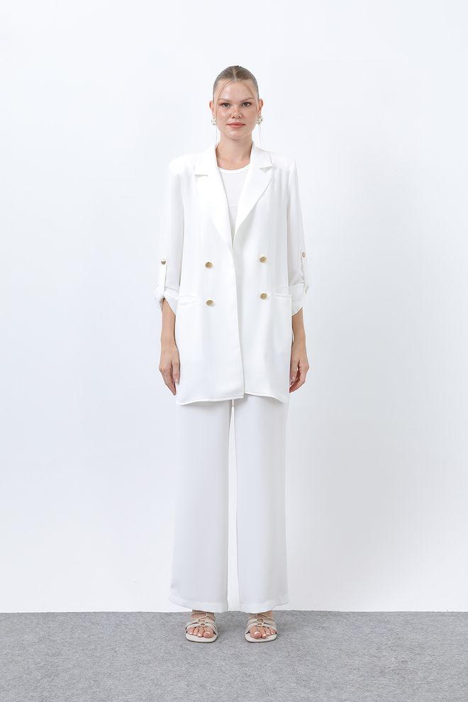 Puane White Elegant Formal Suit Wholesale Clothing 1