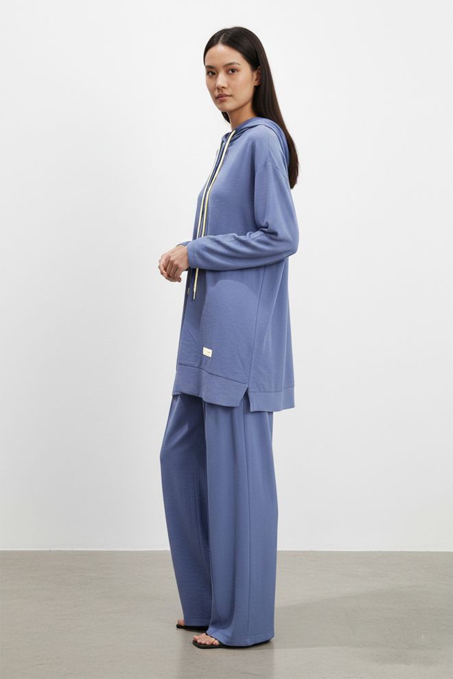 Puane Blue Casual Sport Modest Set Wholesale Clothing 1