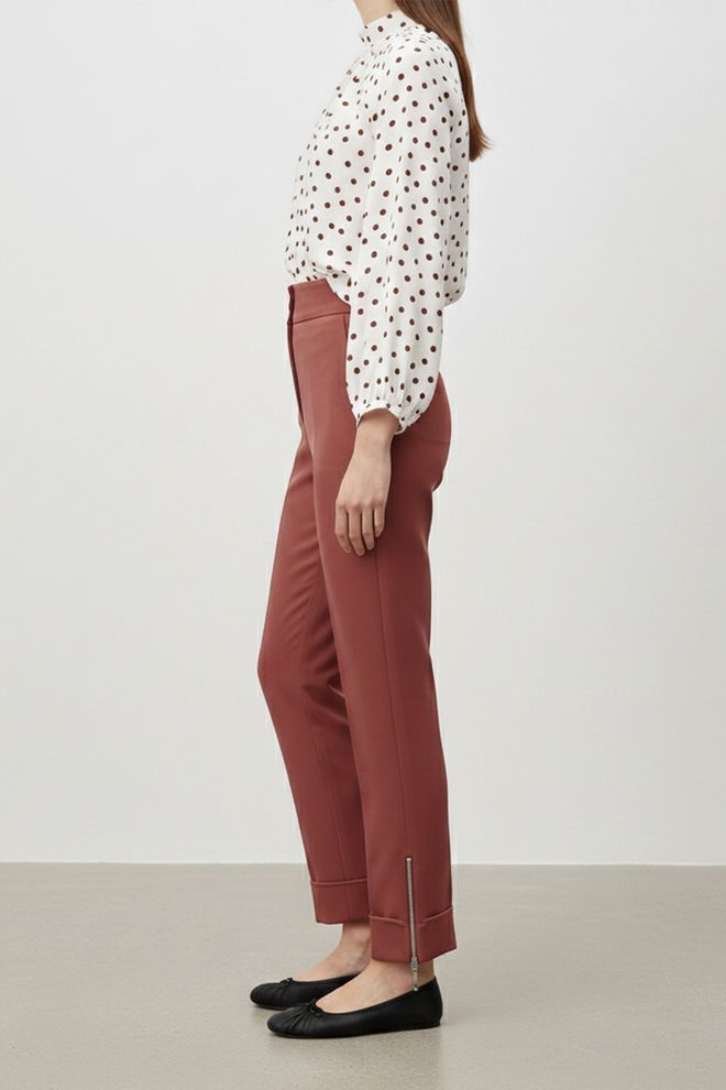 Puane Claret Red Pants Wholesale Clothing Lounge