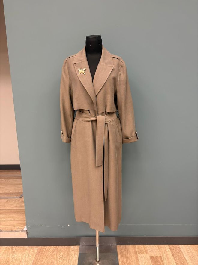 Puane Rudas Elegantiškas Formalus Vintažinis Lietpaltis Didmeninė prekyba drabužiais Kokteilinė