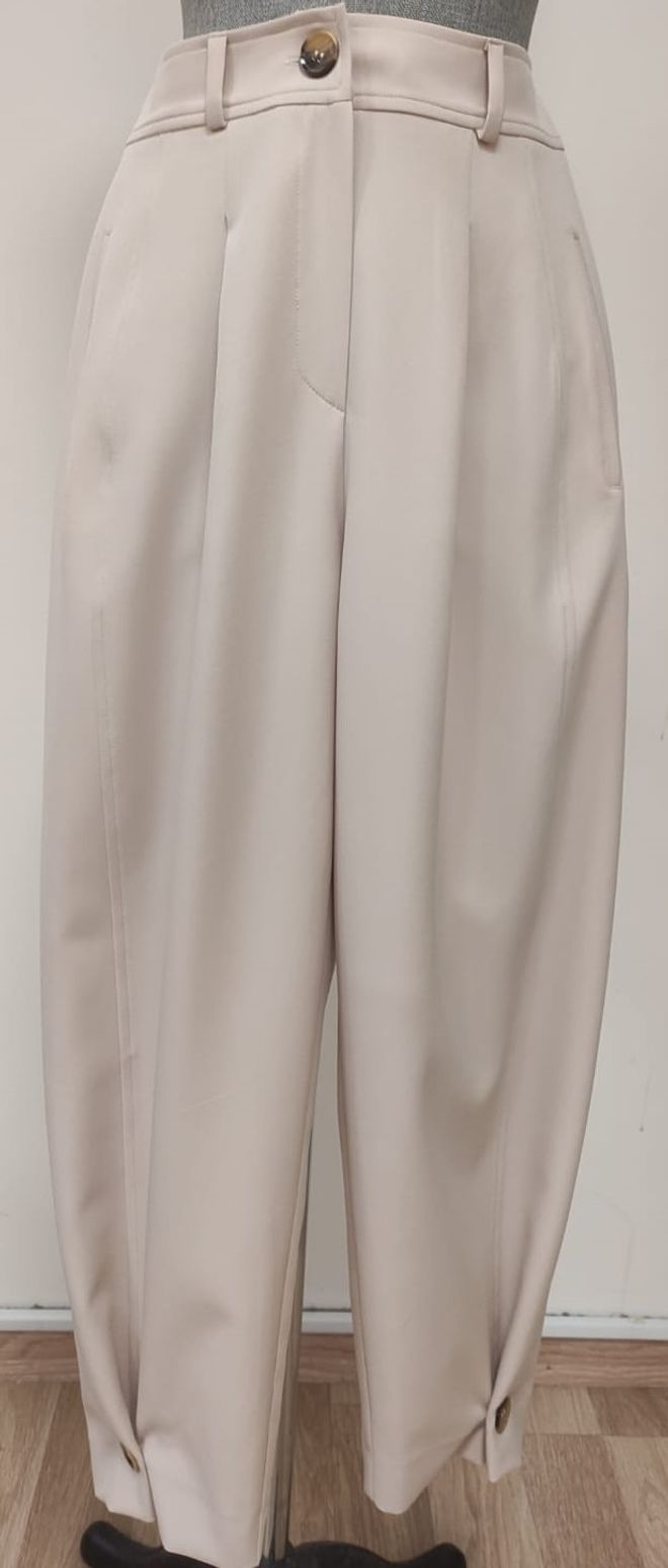 Puane Μπεζ Κομψό Επίσημο Casual Culottes Παντελόνι Χονδρικό εμπόριο ενδυμάτων Casual