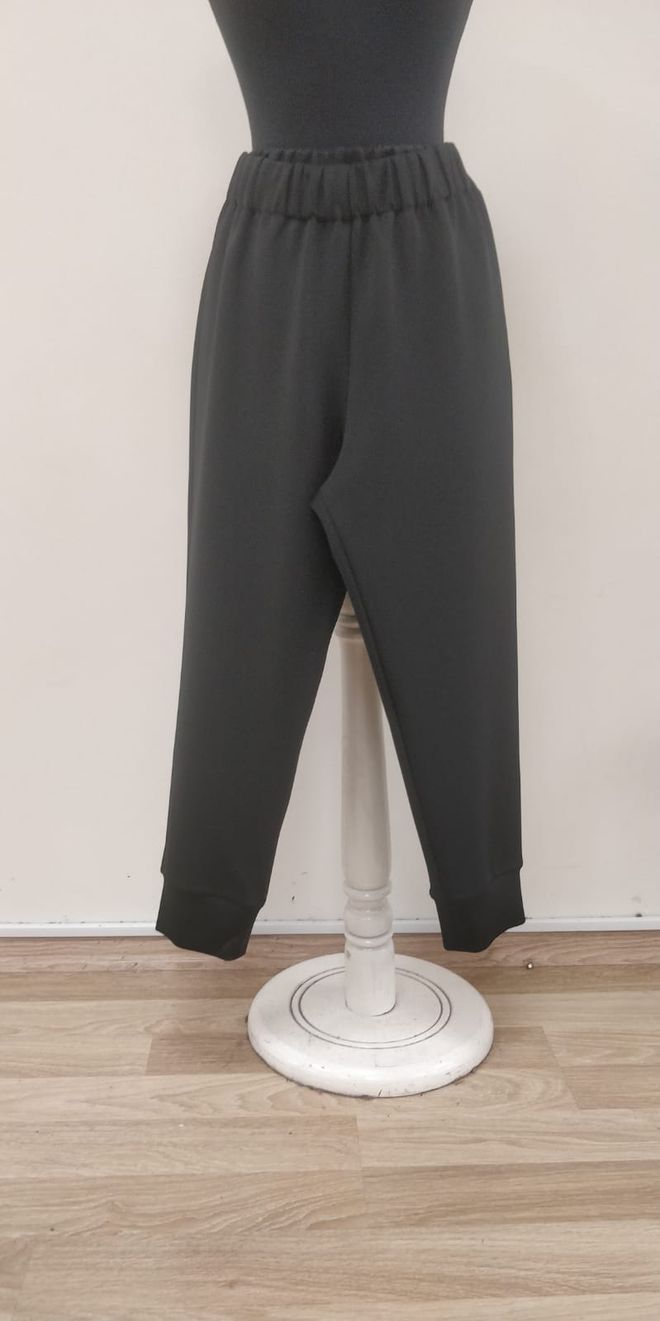 Puane Pantaloni Jogger Neri Con Chiusura Infilabile Abbigliamento all'ingrosso Casuale
