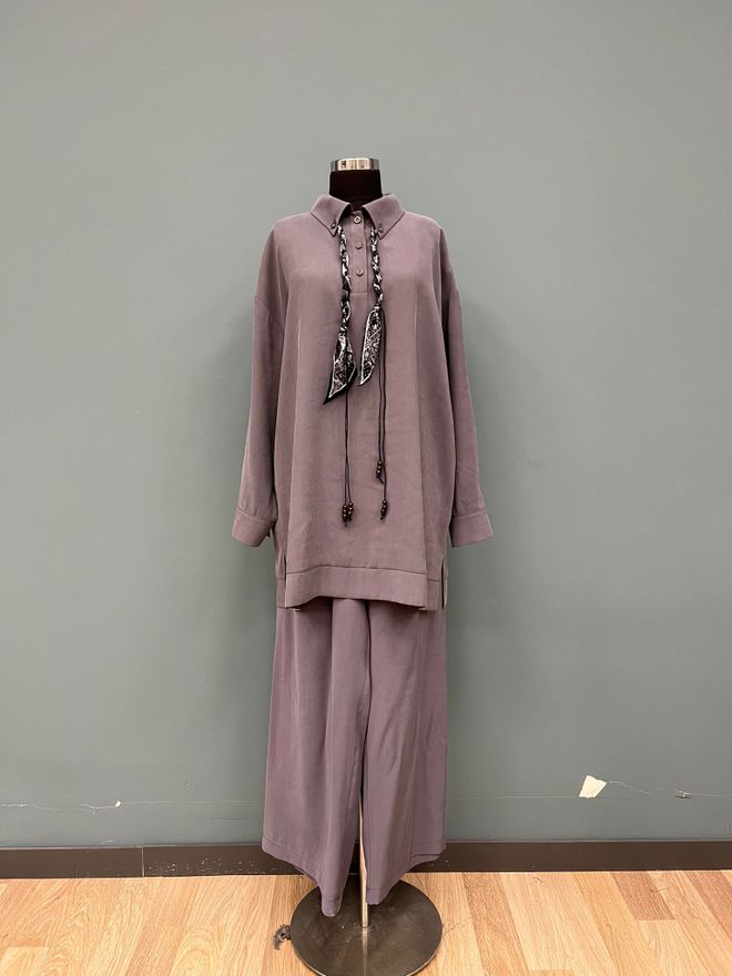 Puane Set Violet Elegant Modest Îmbrăcăminte cu ridicata Conservator