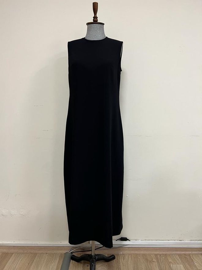 Puane Elegantné Čierne Šaty Sheath S Cap Rukávmi Veľkoobchod s oblečením Neformálny