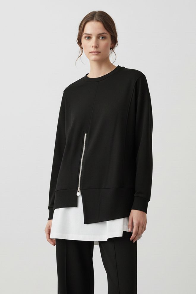 Puane Conjunto Preto Casual Roupa De Rua Elegante Roupas por atacado Casual