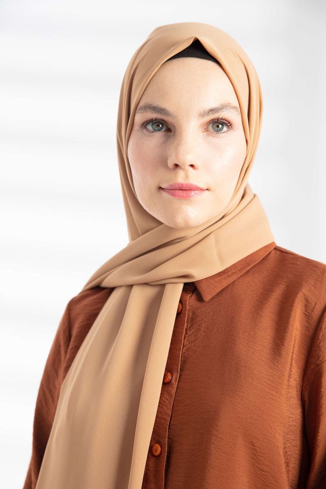 Pure Scarfs Schal Aus Krepp Großhandelskleidung 0