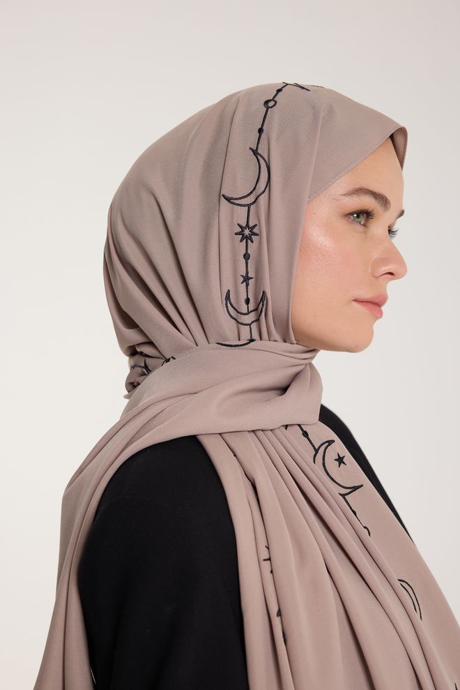 Pure Scarfs Nakış Şal Toptan Giyim 0