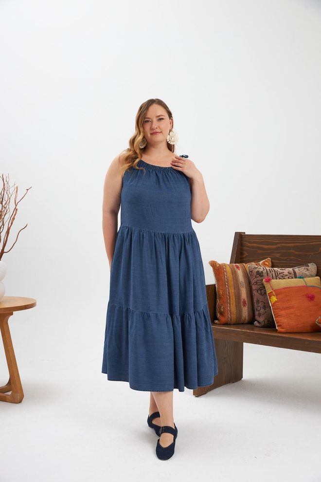 slip plus size casual dress Plus Size Curve Bias Cut Bamboo Slip Dress 2 / Acid Yellow