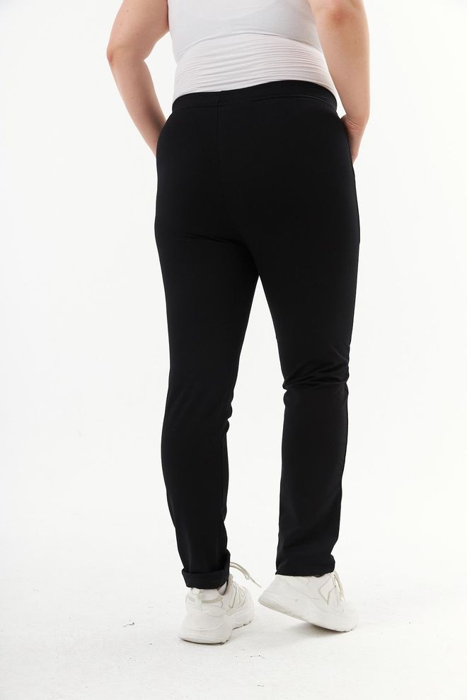 RMG Black Sweatpants Jogger Casual Plus Size Wholesale Clothing Lounge