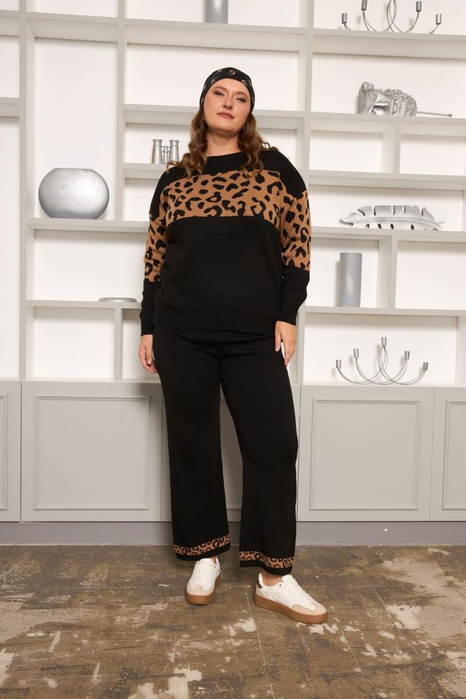 RMG Survêtement Noir Décontracté Grande Taille Sport Vêtements en gros Grande taille