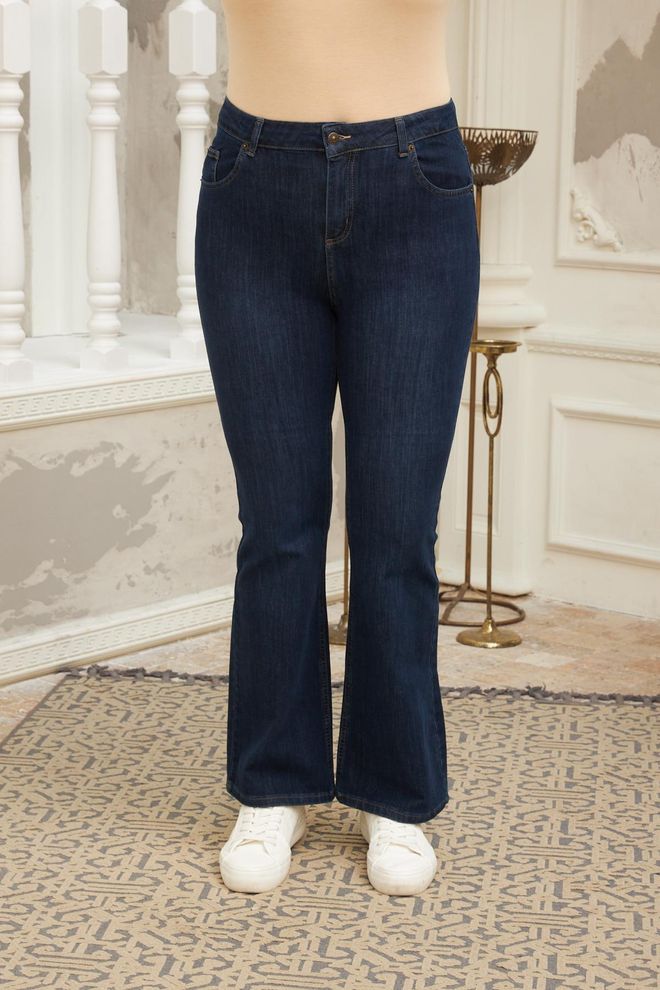 RMG Mėlyni Kasdieniai Mom Džinsai Su Platėjančiomis Kojomis Didmeninė prekyba drabužiais Mokyklos šventė