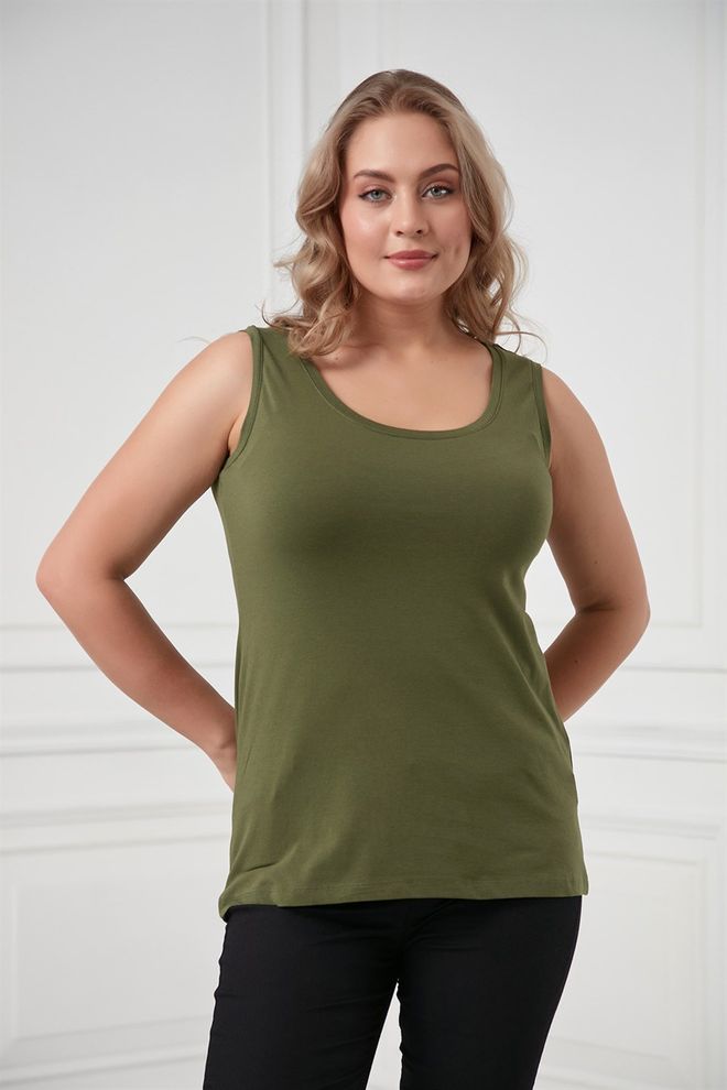 RMG Green Plus Size Casual Tshirt Wholesale Clothing Lounge