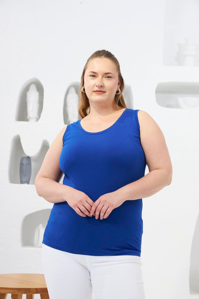 RMG T Shirt Azul Casual Tamanho Grande Slim Fit Roupas por atacado Tamanho grande