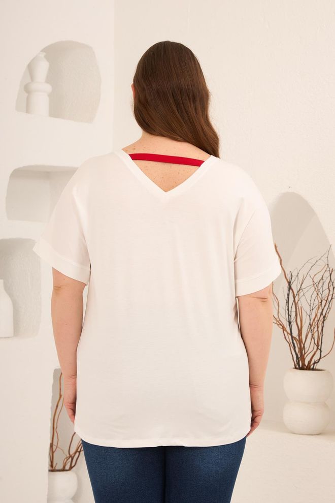 RMG Blanco Camiseta Talla Grande Casual Deporte Ropa al por mayor Casual