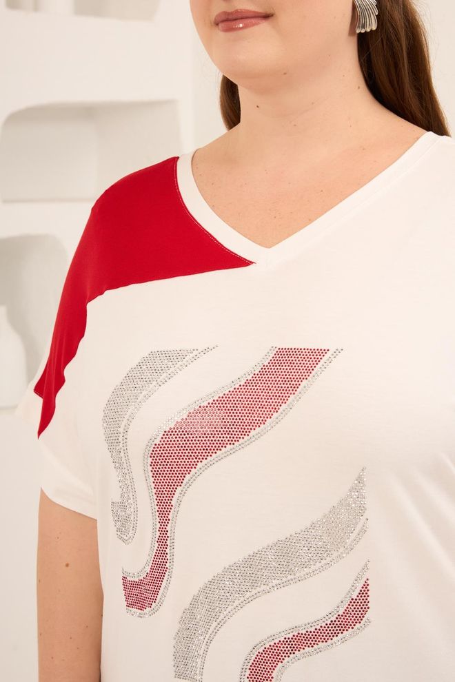 RMG Blanco Camiseta Talla Grande Casual Deporte Ropa al por mayor Salón