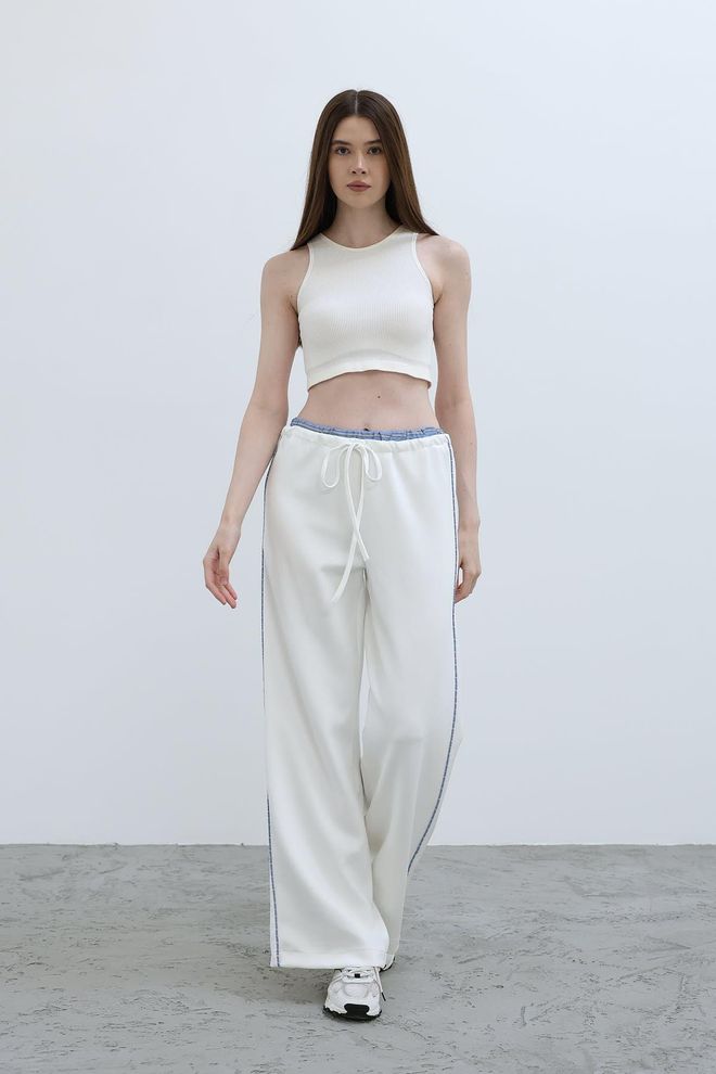 White wholesale sweatpants hotsell