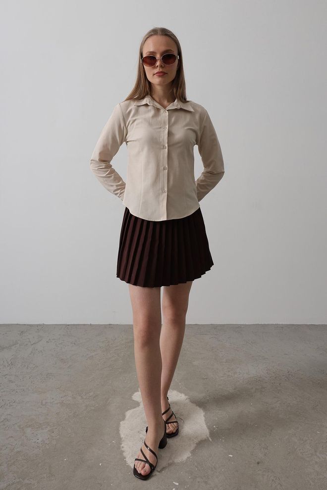 Reyon Chemise Basique Stone Vêtements en gros Décontracté