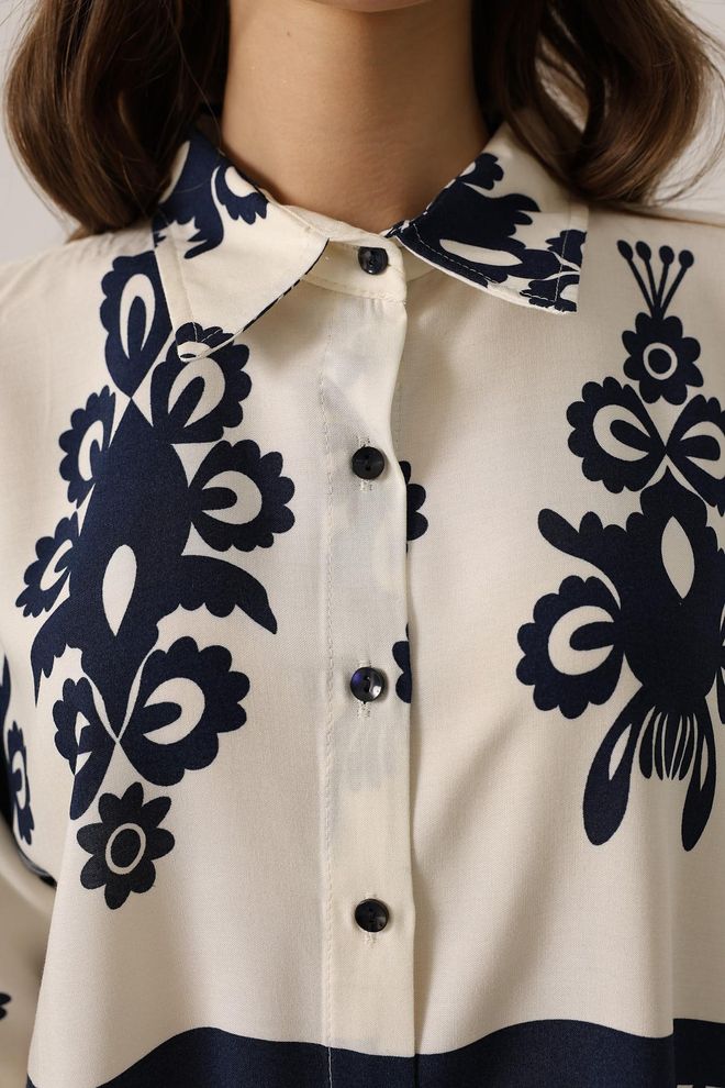 Reyon Conjunto Floral Bege Elegante Para Primavera Verão Roupas por atacado Casual