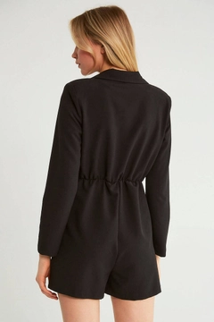 Hurtowa modelka nosi 10565 - Jacket - Black, turecka hurtownia Kurtka firmy Robin