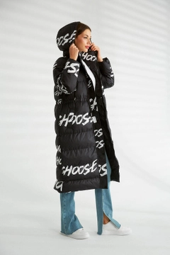 Un model de îmbrăcăminte angro poartă 30198 - Coat - Black, turcesc angro Palton de Robin