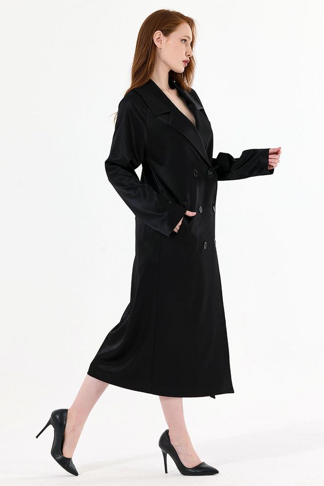 SENSE Satynowy Lakier Nawierzchniowy Sense W Kolorze Czarnym Hurtowa sprzedaż odzieży Formalny