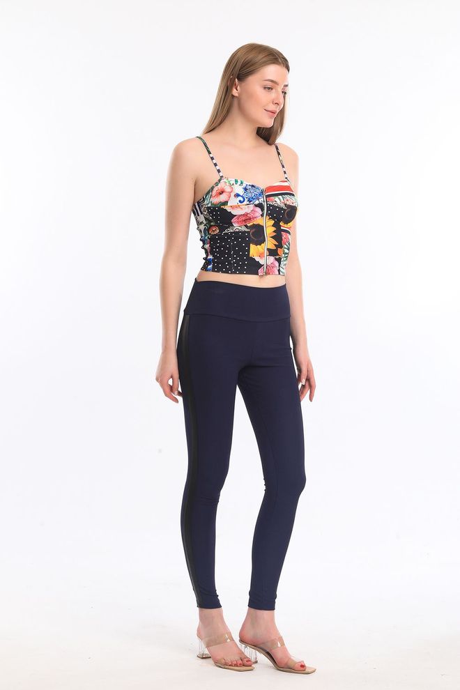 SENSE Османски Чорапогащник С Кожени Райета Индиго Дрехи на едро Работа