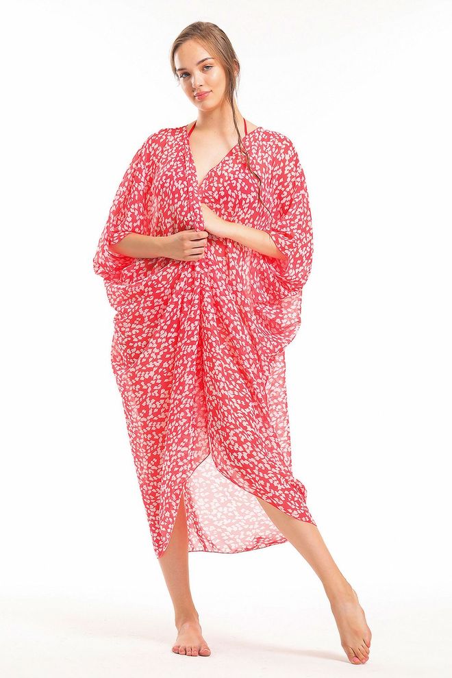 SENSE Kimono En Mousseline Fuchsia Vêtements en gros Décontracté