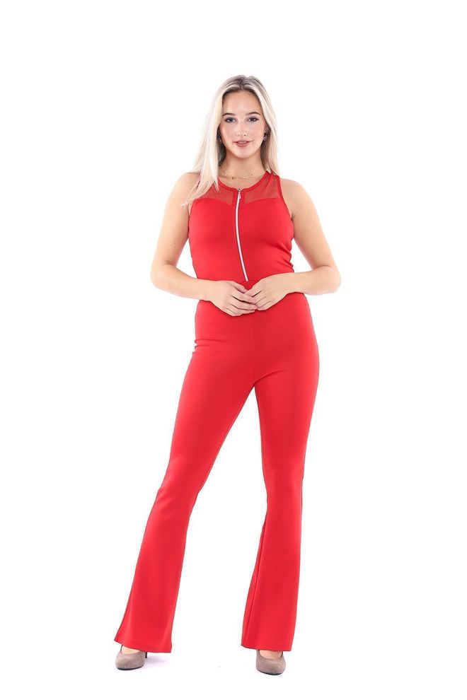SENSE Kombinezon Z Zadrgo Za Oblačila Sense Red S Fileom Oblačila na debelo Eleganten