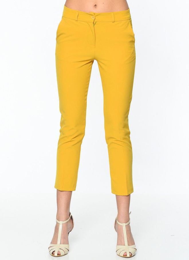 SENSE Šafran Pantalone Atlas Kumas Pantalone Na Zglobu Велепродаја одеће Полиестер