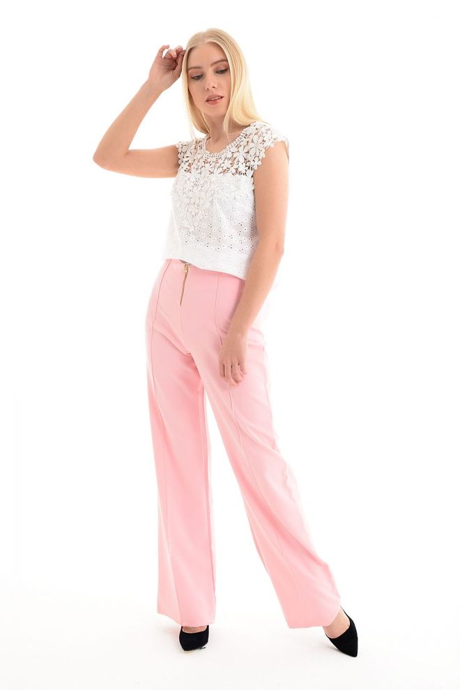 SENSE Sense Powder Pants Pants With Front Zipper And Open Seam Wholesale Clothing Polyester