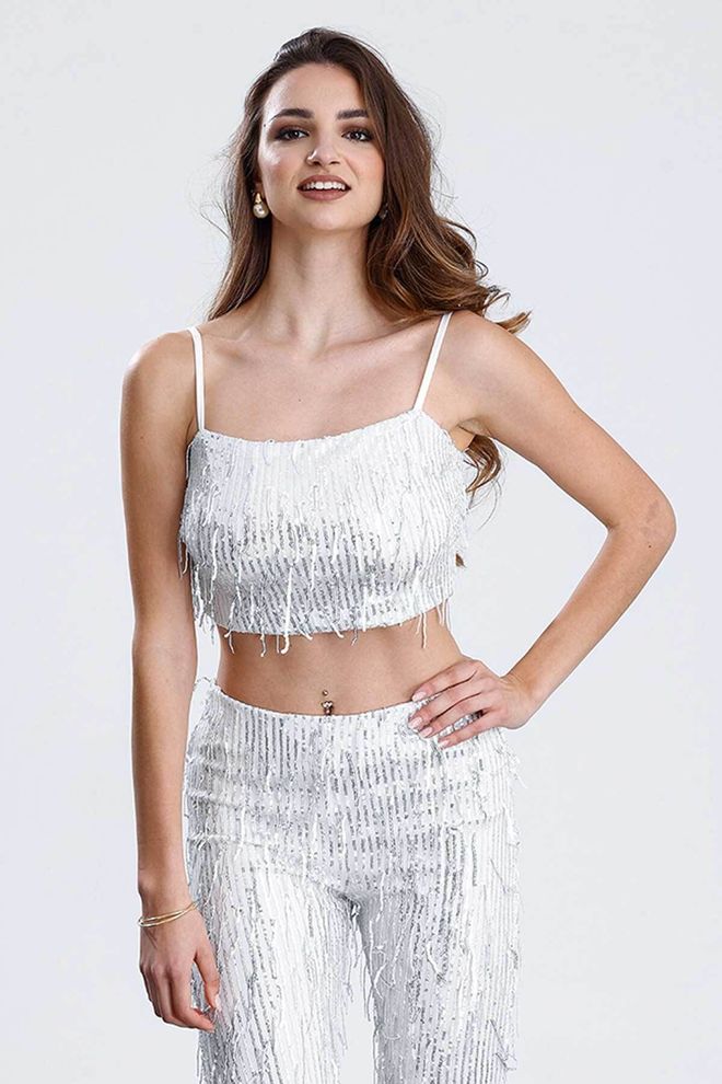 SENSE Večernja Haljina S Šljokicama S Oblogom Sense Gumus Bustier Veleprodaja odjeće Glamurozan