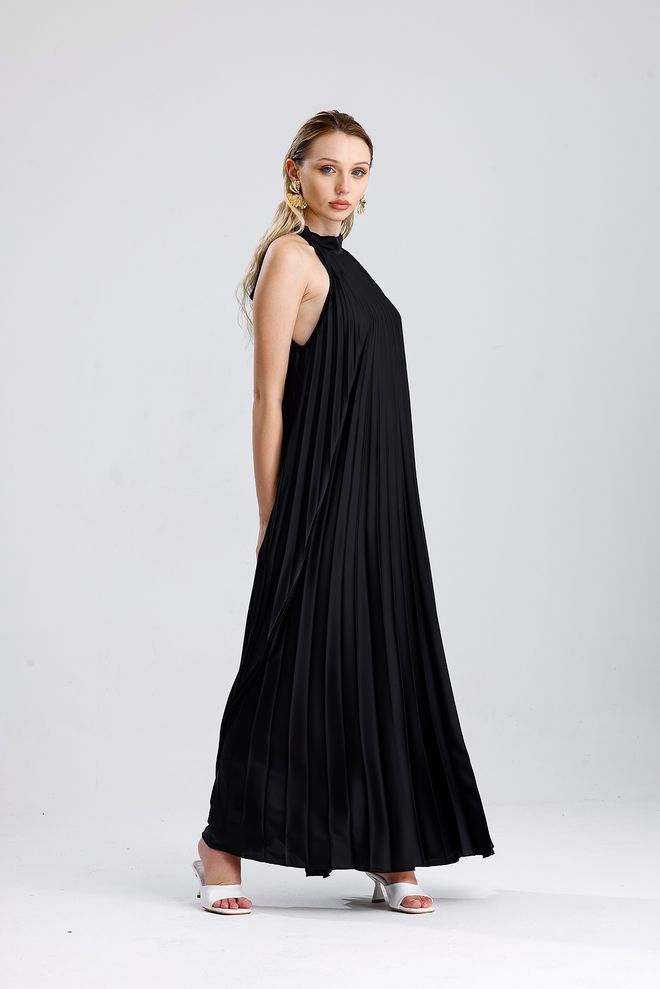 SENSE Juoda Eleganti Formali Žėrinti Seksuali Prigludanti Suknelė Didmeninė prekyba drabužiais Apvali