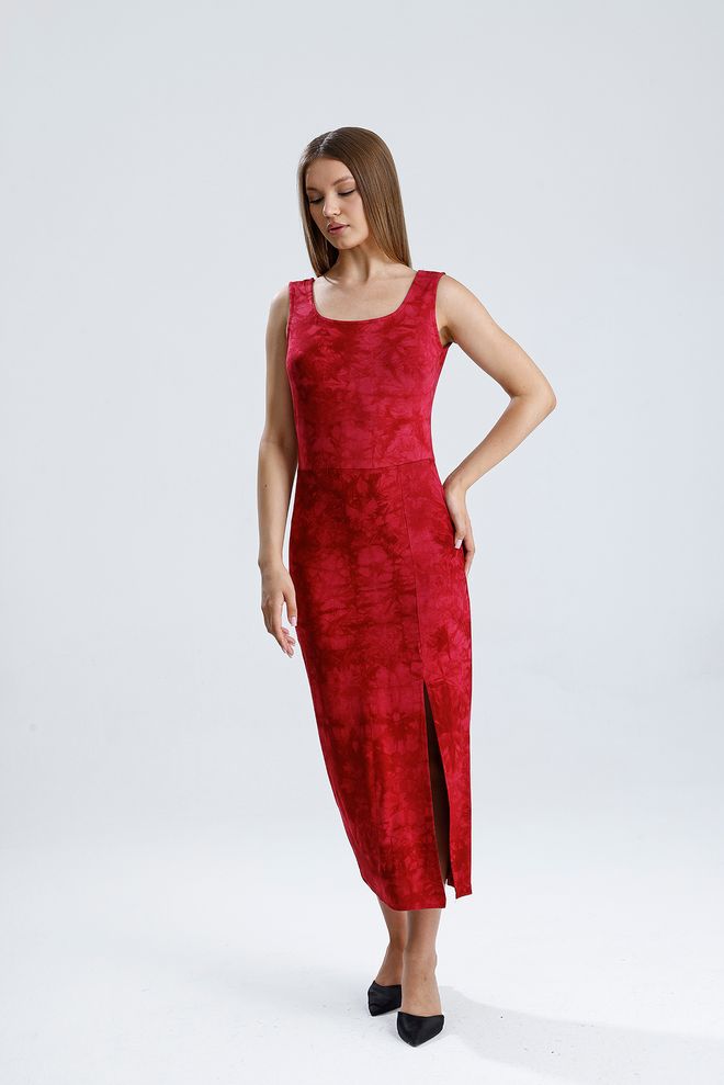 SENSE Rojo Sexy Elegante Formal Vestido Slip Ropa al por mayor 0