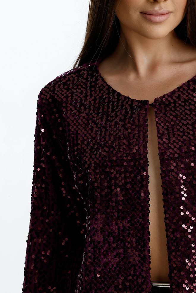 SENSE Claret Red Elegant Single Breasted Blazer Jacket Wholesale Clothing Spring